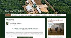 Desktop Screenshot of castlewoodstables.com